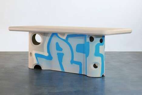 Auctioned Designer-Made Artful Desks