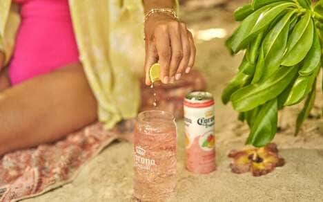 Tropically Inspired Sparkling Cocktails