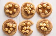 Caramel Popcorn-Studded Cookies