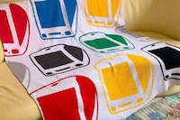 Nostalgic Tech-Themed Blankets Image 2