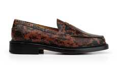 Snakeskin Dark Tonal Loafers