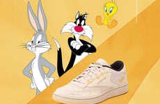 Nostalgic Cartoon-Themed Sneakers