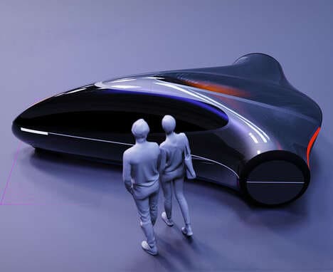 Streamlined Two-Seater Electric Cars