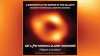 Blackhole-Inspired Donut Promotions Image 1