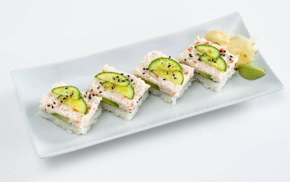 Square Spicy Tuna Sushi