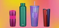 Purple Studded Cold Cups Image 1
