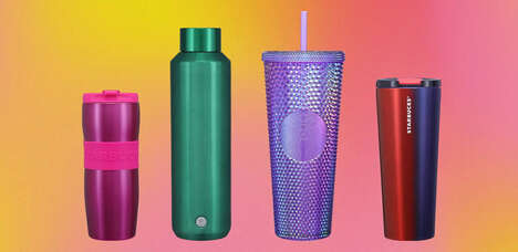 Purple Studded Cold Cups