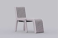 Recycled Scissor-Like Folding Chairs