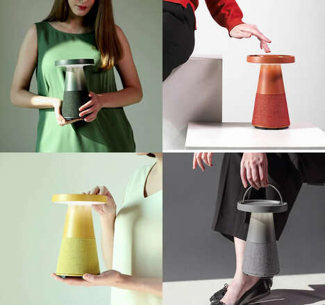 Mood-Setting Speaker Lamps