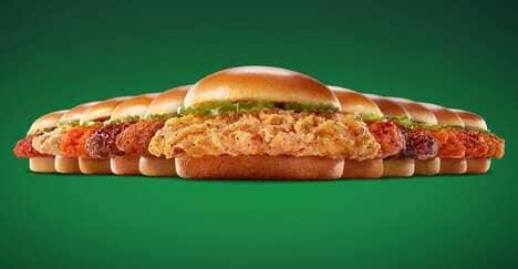 Tossed Chicken Sandwiches