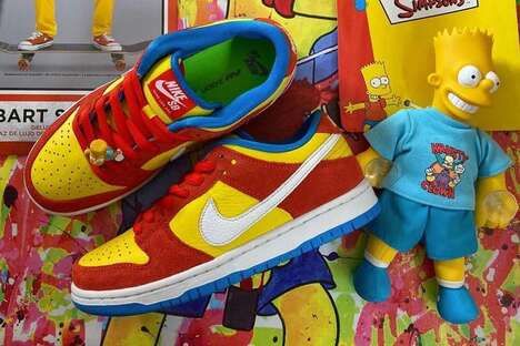 Cartoon Character-Themed Sneakers