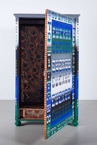 Psychedelic Hand-Painted Cabinets Image 1