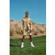 Fashionable Khaki Golf Apparel Image 1