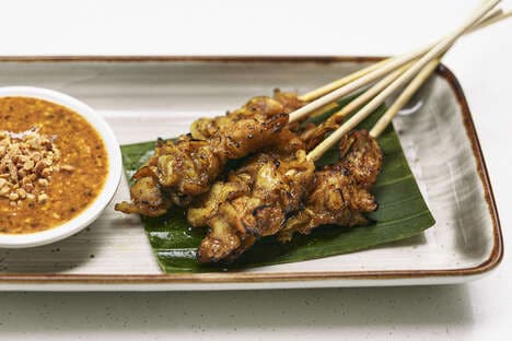 Lab-Grown Chicken Satays