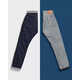 Reversed Light-Wash Jeans Image 2