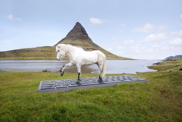 Horse-Themed Iceland Travel Ads