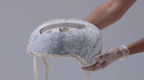 Eco-Friendly Biomaterial Cycling Helmets