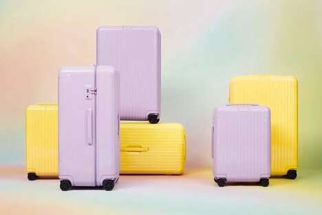 Calming Summer-Themed Luggage
