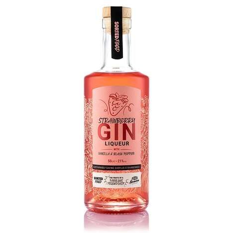 Upcycled Strawberry Gins