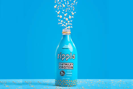 Pea Protein-Infused Oat Milks