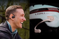 Helmet-Friendly Open Ear Headphones Image 1
