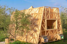 Apiary-Integrated Cabin Designs