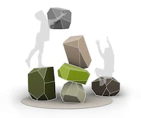 Multifaceted Geometric Stools Image 5