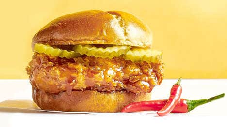 Honeyed Spicy Chicken Sandwiches