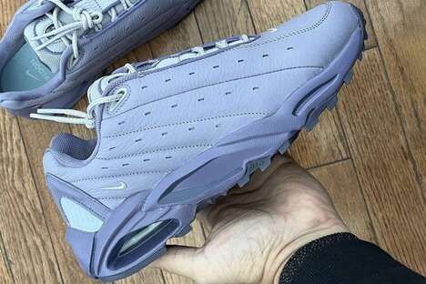 Chunky Lavender Rapper-Collab Sneakers
