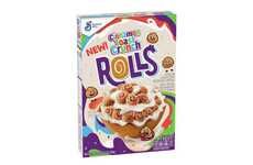Rolled-Shaped Cinnamon Cereal