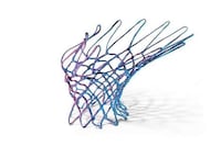 Fluid Basketball-Net Art Sculptures