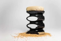 Rice Husk-Made Stools