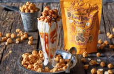Peanut Butter-Coated Popcorns