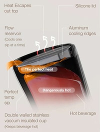 Coffee-Cooling Travel Mugs Image 6