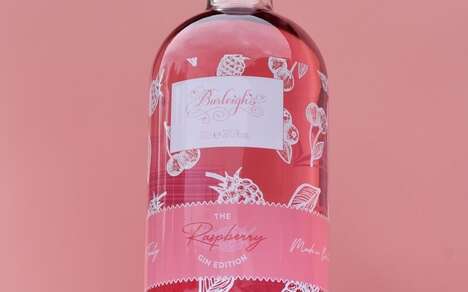Fruity Pinkish Gin Spirits