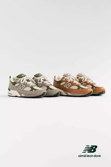 Collaborative Mesh Lifestyle Sneakers