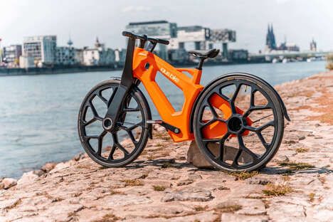 Recycled Plastic Waste Bicycles