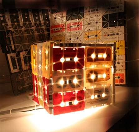 Cassette Tape Lamps