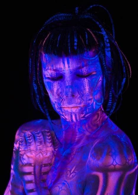 Blacklight Body Painting