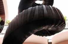 Twisting Tire Art