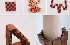 Wood Block Necklaces