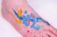 Paint Splatter Tattoos