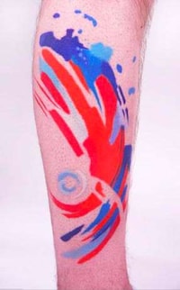 Paint Splatter Tattoos Image 6