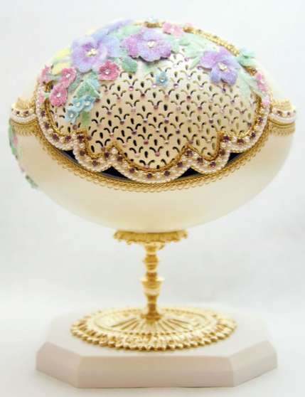 Bejewelled Egg Art