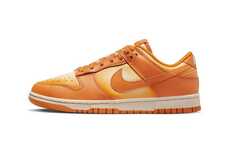 Orange Tonal Skateboarding Sneakers