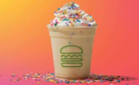Sprinkle Cookie-Inspired Shakes
