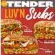 Chicken Tender-topped Sandwiches Image 1
