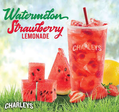 Fresh Watermelon Strawberry Lemonades