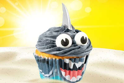 Sea Creature-Inspired Cupcakes