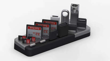 Modern Aluminum USB Holders